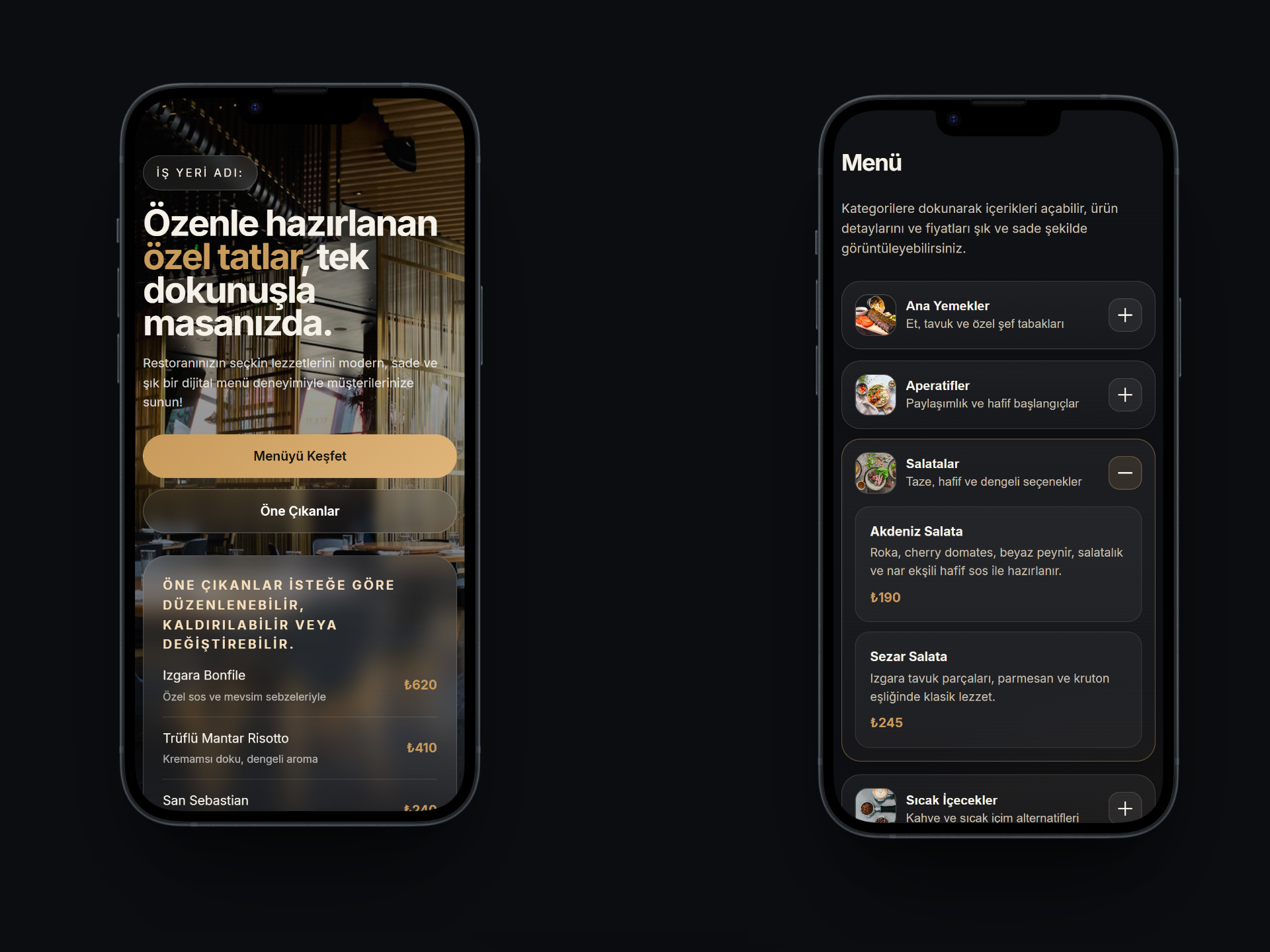 Konsept Restoran QRMenu